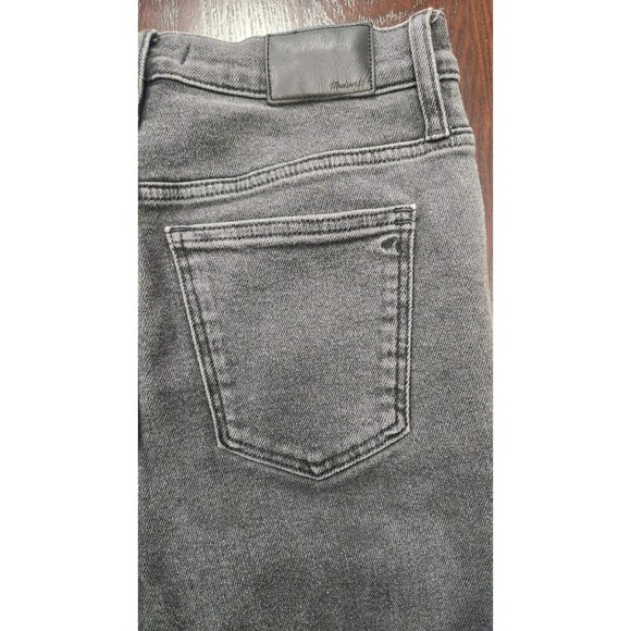 Madewell 10” High-Rise Skinny Jeans‎ Women's Size 29 Black Denim - Picture 9 of 11